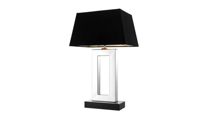 Arlington Table Lamp – Granite Base with Stainless Steel Finish Product Image