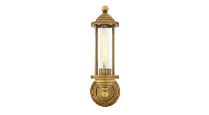 CLAYTON WALL LAMP – Vintage Brass Product Image