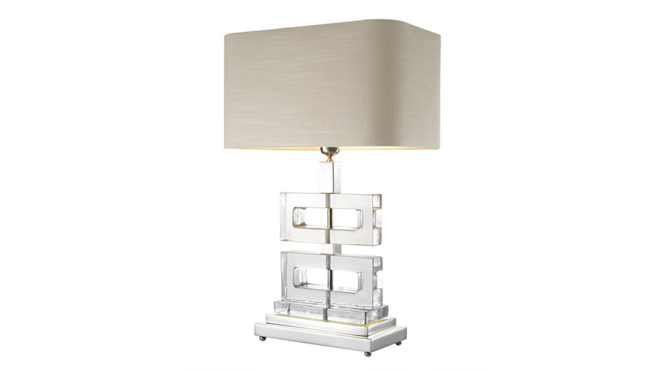 UMBRIA TABLE LAMP – Nickel Product Image