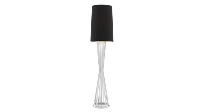 HOLMES FLOOR LAMP NICKEL Product Image