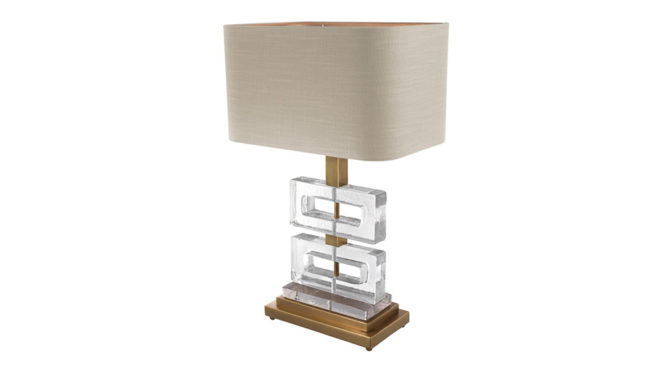 UMBRIA TABLE LAMP – Vintage Brass Product Image