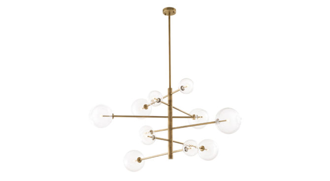 Argento Chandelier Large – Brass Product Image