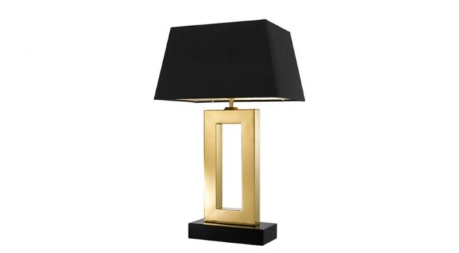 Arlington Table Lamp Granite Base with Gold finish Product Image