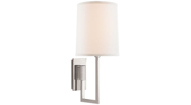 Aspect Library Sconce Polished Nickel Product Image
