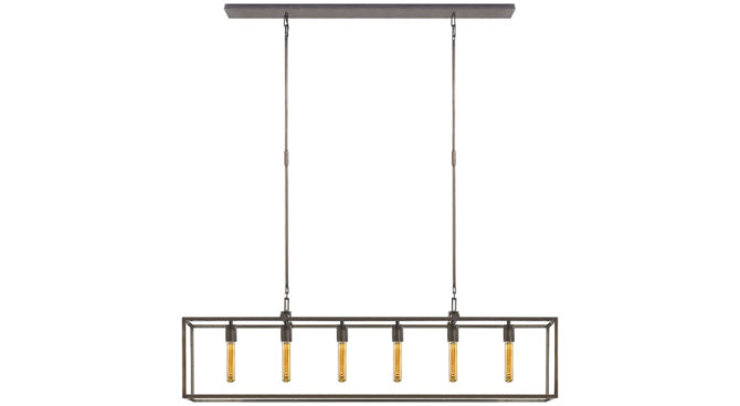 Belden Linear Pendant Aged Iron Product Image