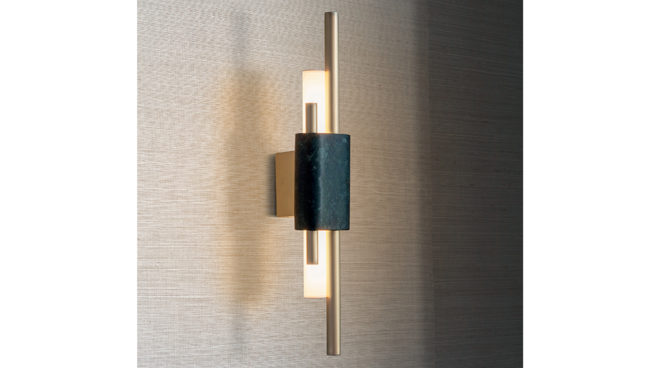TANTO SMALL WALL LIGHT / GREEN MARBLE Product Image