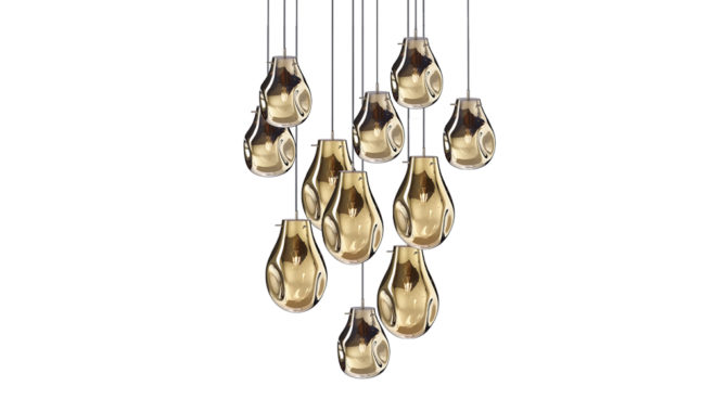 soap chandelier | 11 pcs – Gold Product Image