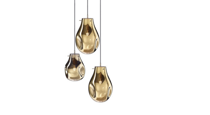 soap chandelier | 3 pcs – Gold Product Image