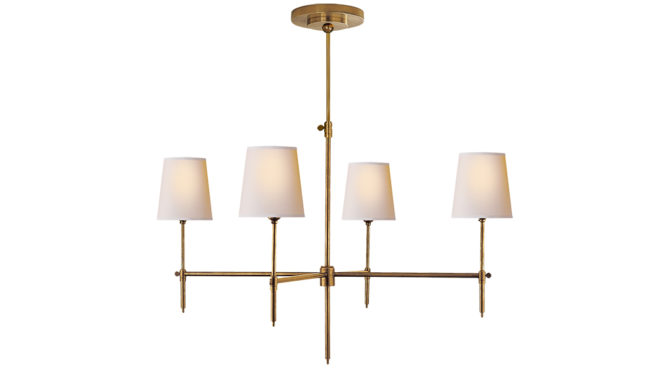 Bryant Large Chandelier Antique Brass Product Image