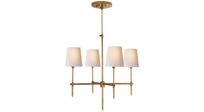 Bryant Small Chandelier Antique Brass Product Image