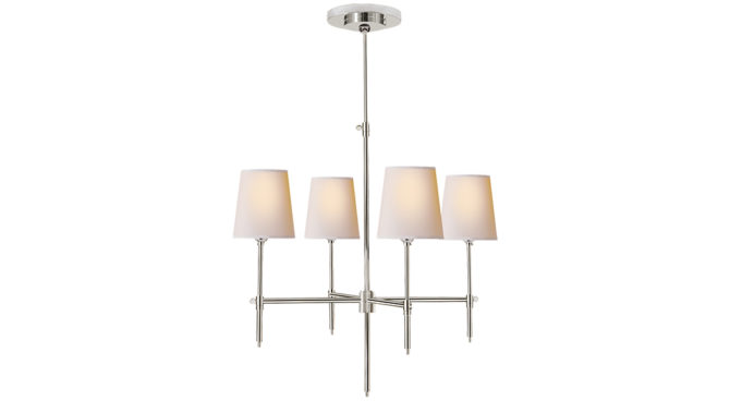 Bryant Small Chandelier Polished Nickel Product Image