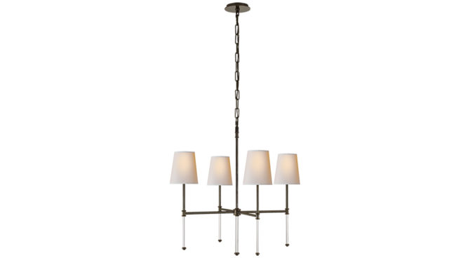 Camille Small Chandelier Bronze Product Image