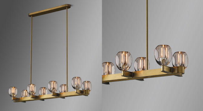 Chartier Linear Chandelier Product Image