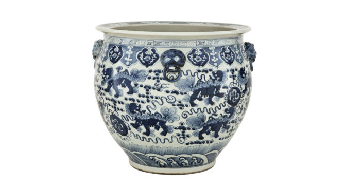 Chinese Fishbowl Vase Product Image