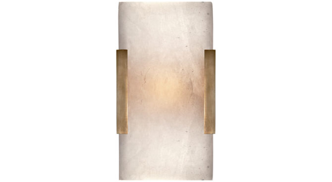 Covet Wide Clip Bath Sconce Brass Product Image