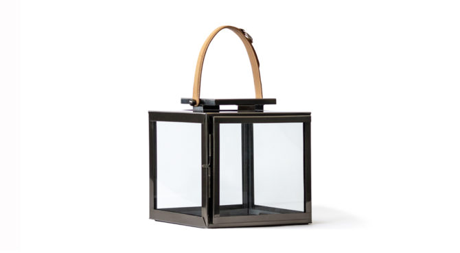 Derby Lantern – Small Black Nickel Product Image