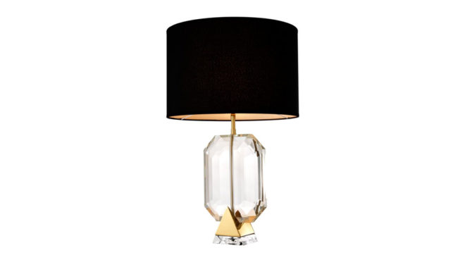 EMERALD TABLE LAMP – Gold Product Image