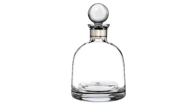 ELEGANCE SHORT DECANTER WITH ROUND STOPPER Product Image