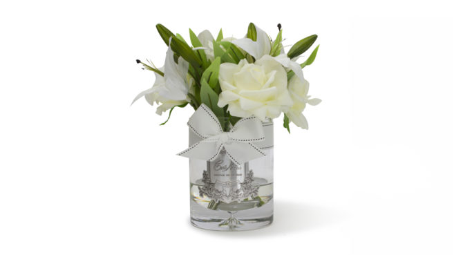 CÔTE NOIRE – LUXURY LILIES AND ROSES – IVORY-WHITE Product Image