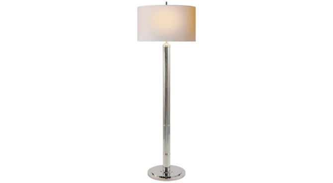 Longacre Floor Lamp Polished Nickel Product Image