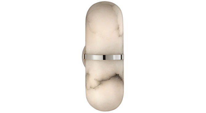 Melange Pill Form Sconce Polished Nickel Product Image