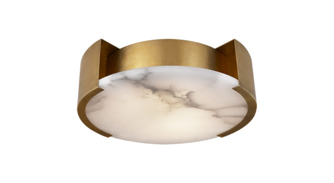 Melange Small Flush Mount Brass Product Image