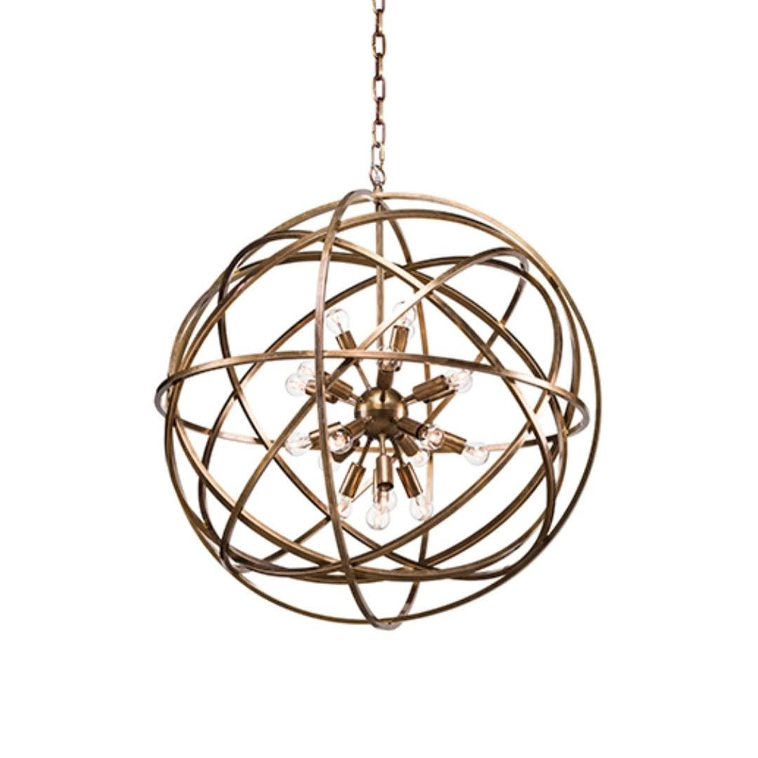 Nest Pendant Burnished Brass / LARGE Trenzseater