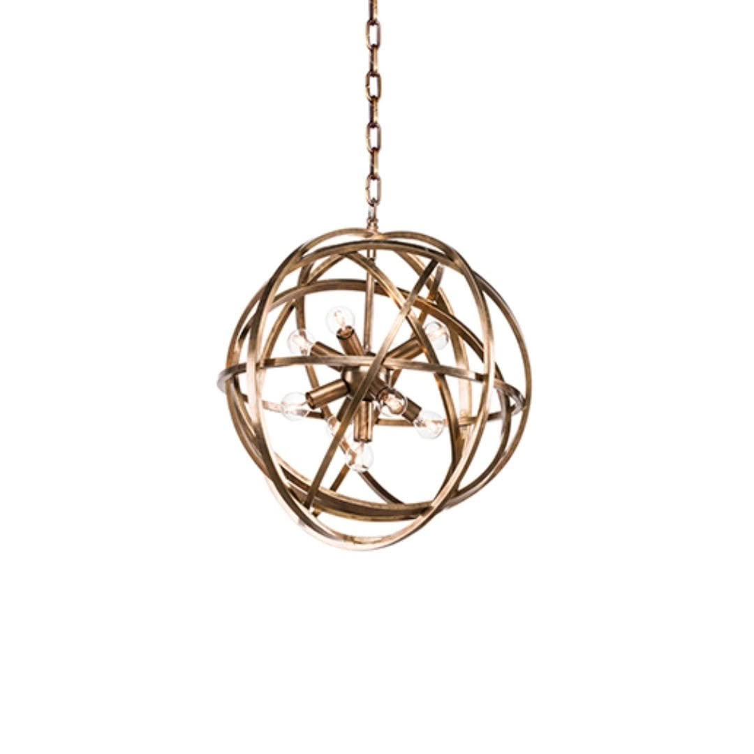 Nest Pendant Burnished Brass / LARGE Trenzseater