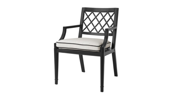 Paladium Chair with arms – Black Product Image