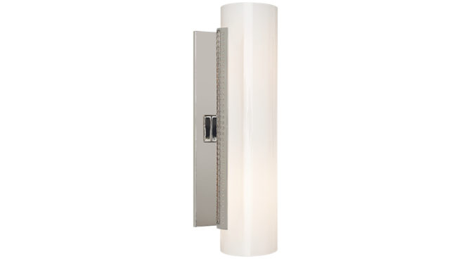 Precision Cylinder Sconce Polished Nickel Product Image