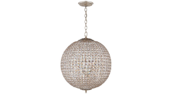 Renwick Large Sphere Pendant Silver Product Image