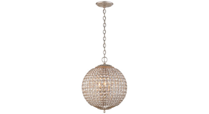 Renwick Small Sphere Pendant Silver Product Image