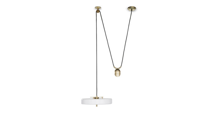 Revolve Rise and Fall Pendant White Product Image