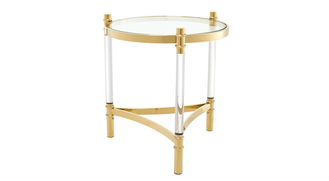 TRENTO GOLD SIDE TABLE Product Image