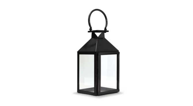 Trafalgar Lantern / Marine Grade Antique Black – Small Product Image