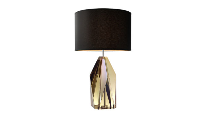 SETAI TABLE LAMP – Amber Crystal Product Image
