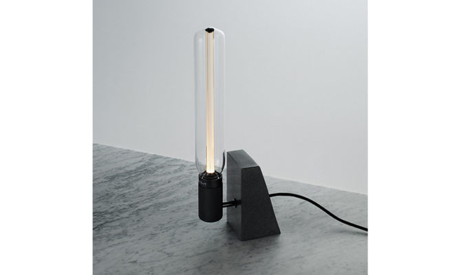 Stoned Table Light – BLACK GRANITE Product Image