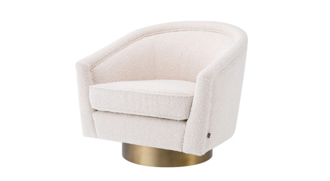 Catene Swivel Chair – cream Product Image