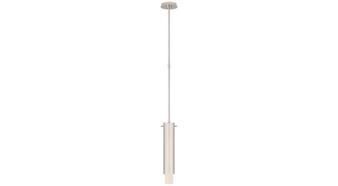 Precision Small Cylinder Pendant Polished Nickel Product Image
