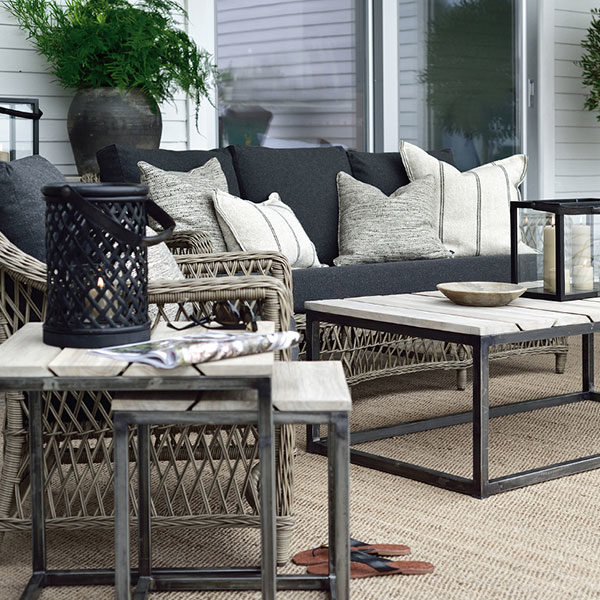 Outdoor Lamp & End Tables