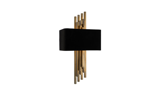 CARUSO WALL LAMP – Vintage Brass Product Image
