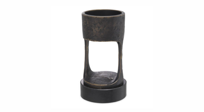 CANDLE HOLDER BOLOGNA – Bronze  / SMALL Product Image
