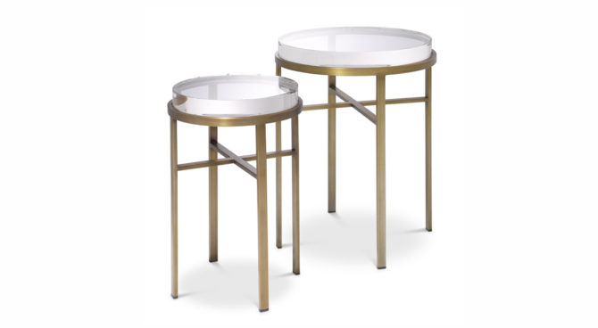 Hoxton Side Table – Brass Product Image