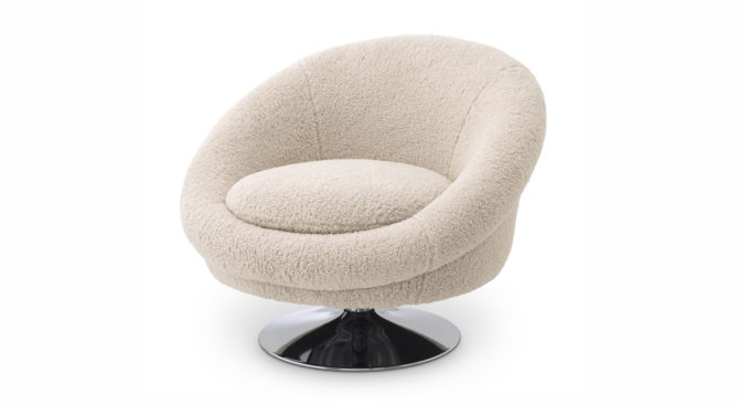 Swivel Chair Nemo – Brisbane cream Product Image