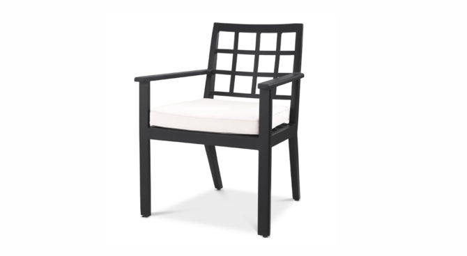 Cap-Ferrat Dining Chair – Black Product Image