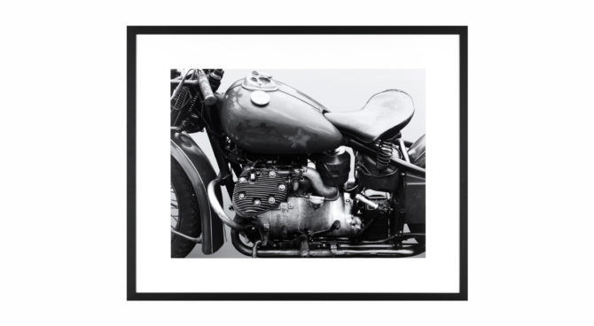 VINTAGE MOTORBIKE / PRINT – Q281 Product Image