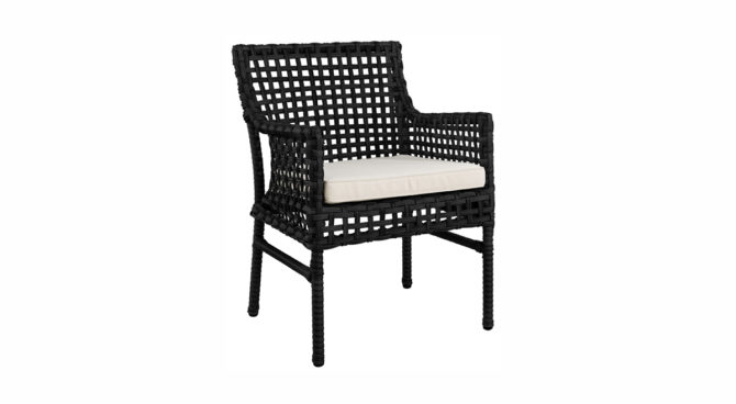 Santa Monica Dining Chair – Classic Black Product Image