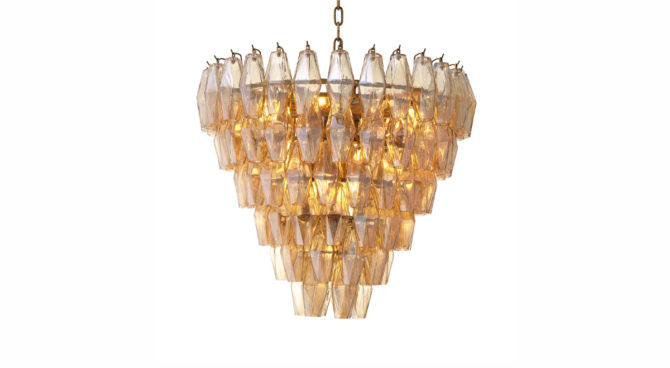 Benini Chandelier – Small – antique brass Product Image