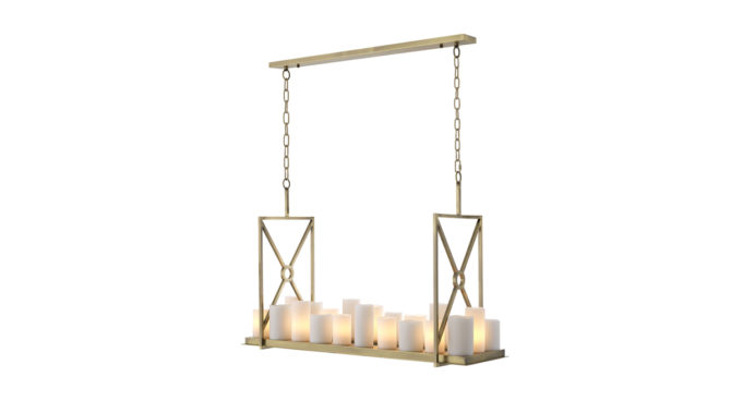 COMMODORE CHANDELIER – brass Product Image