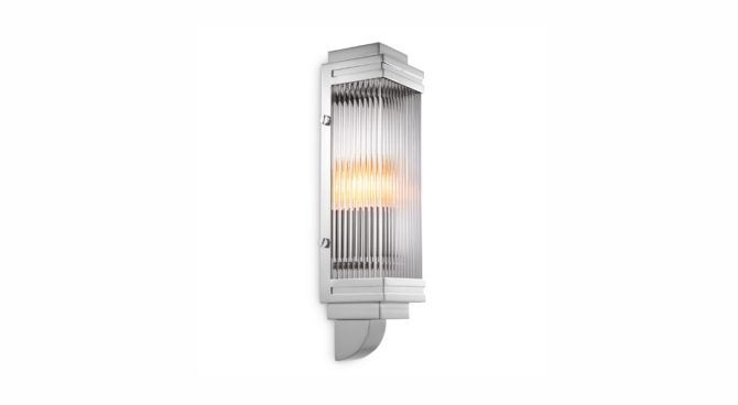 Bassett Wall Lamp – Nickel Product Image